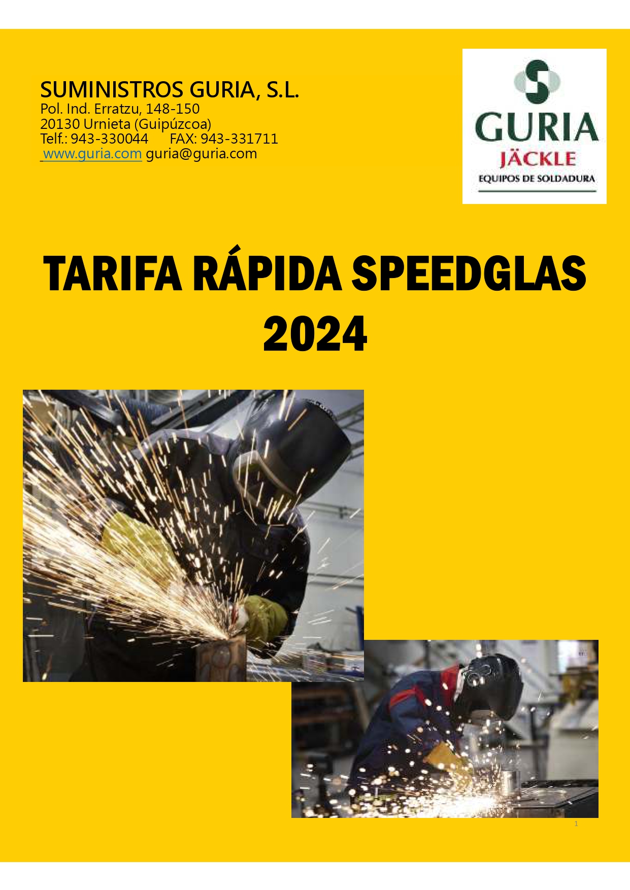 Tarifa Rapida Speedglas 2024